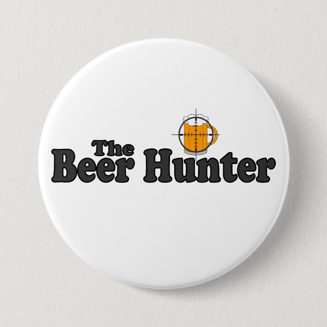 Der Bier-Jäger-Knopf Button (Vorderseite)