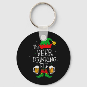 Der Bier trinkt Elf Matching Family Drinker Merr Schlüsselanhänger
