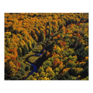 Der Big Carp River im Herbst bei Porcupine Fotodruck