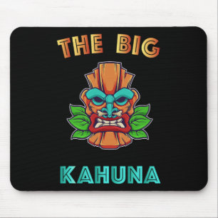 Der Big Kahuna Funny Hawaiian Tiki Vater Boss Gift Mousepad