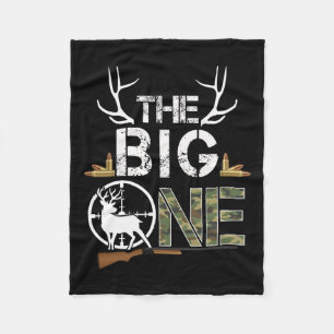 Der Big One Birthday Boy Deer Hunter Camouflage 1s Fleecedecke
