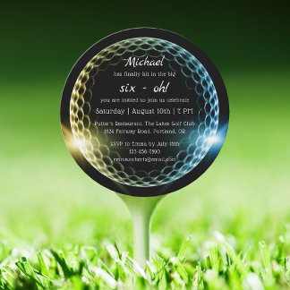 Der Big Six-Oh Golf | 60. Geburtstag Einladung