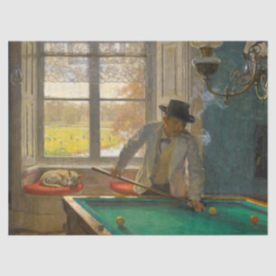 Der Billardspieler von Willem Bastiaan Tholen Seidenpapier