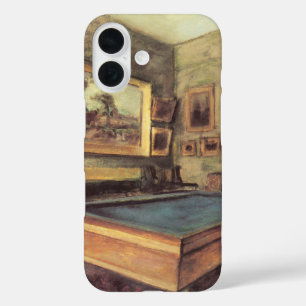 Der Billiardsaal in Menil Hubert von Edgar Degas iPhone 16 Hülle