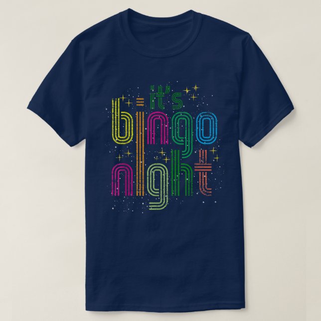 Der Bingo Night Bingo Player Lottery Gambling Funn T-Shirt (Design vorne)