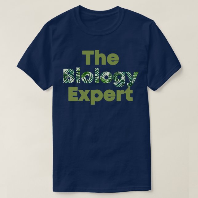 der Biologe T-Shirt (Design vorne)