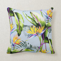 Der Bird of Paradise Palm Verlasst tropischen Akze
