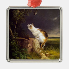 Der Birdwatcher (von William Holbrook Beard) Ornament Aus Metall