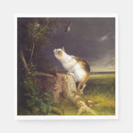 Der Birdwatcher (von William Holbrook Beard) Serviette