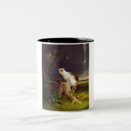 Der Birdwatcher (von William Holbrook Beard) Zweifarbige Tasse