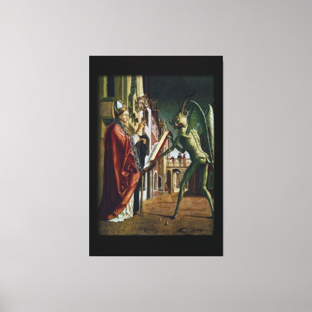 Der Bischof und die Bestie - 40x60 HUGE Leinwanddruck (Vorderseite)