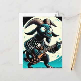 Der Black Goat Gitarrist Postkarte