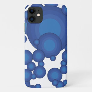 Der Blaue 70er-Jahre-Stilkreis Case-Mate iPhone Hülle