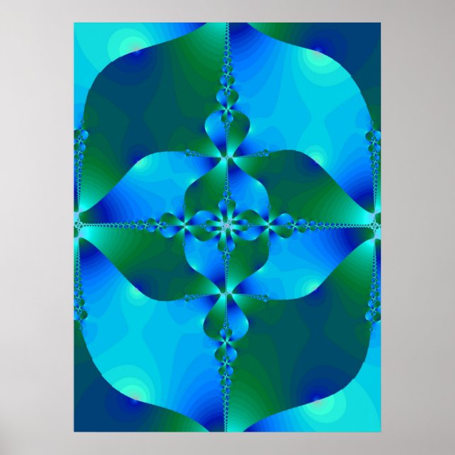 Der blaue Cello Poster (Vorne)