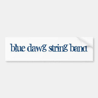 Der BLAUE DAWG SCHNUR-BAND Autoaufkleber