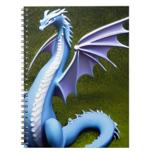 Der blaue Drache Notizblock