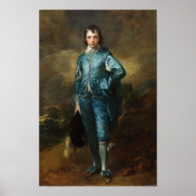 Der blaue Junge Poster (Vorne)