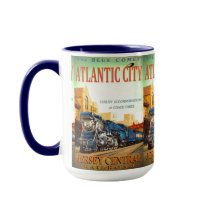 Der blaue Kometen-Personenzug