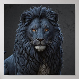 Der blaue Löwe Poster