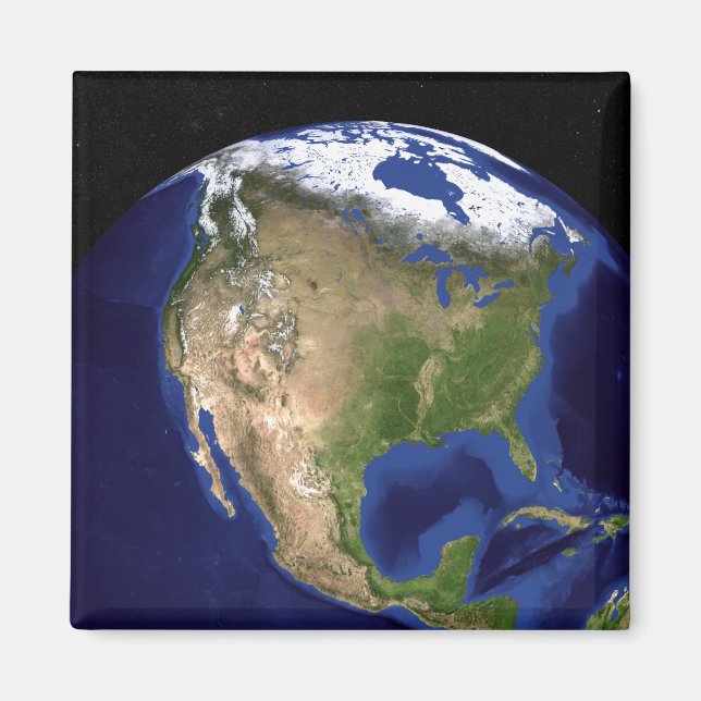 Der Blaue Marmor der nächsten Generation Erde 4 Magnet (Vorne)