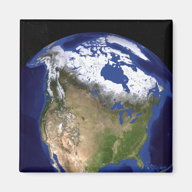 Der Blaue Marmor der nächsten Generation Erde 5 Magnet (Vorne)