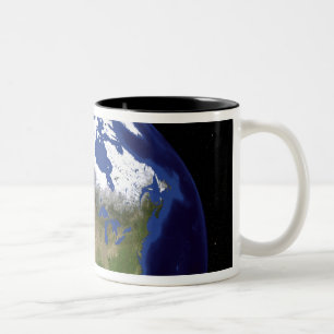 Der Blaue Marmor der nächsten Generation Erde 5 Zweifarbige Tasse