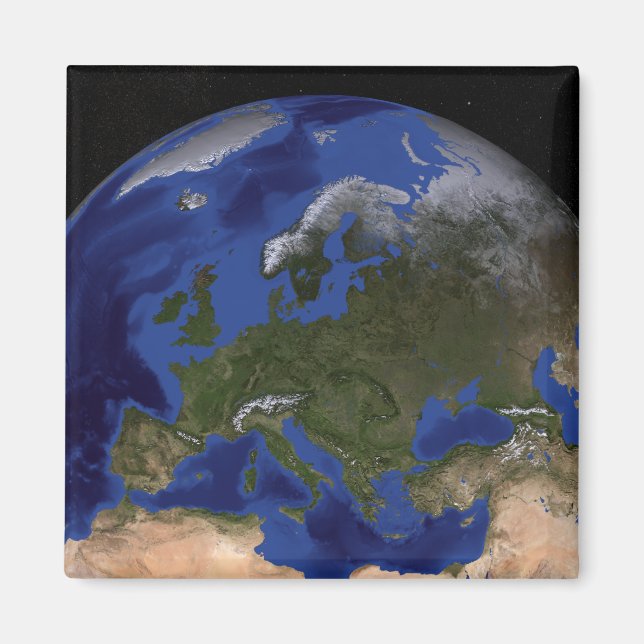 Der Blaue Marmor der nächsten Generation Erde 6 Magnet (Vorne)