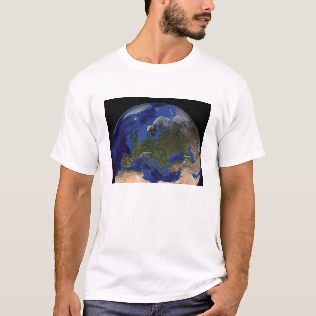 Der Blaue Marmor der nächsten Generation Erde 6 T-Shirt (Vorderseite)