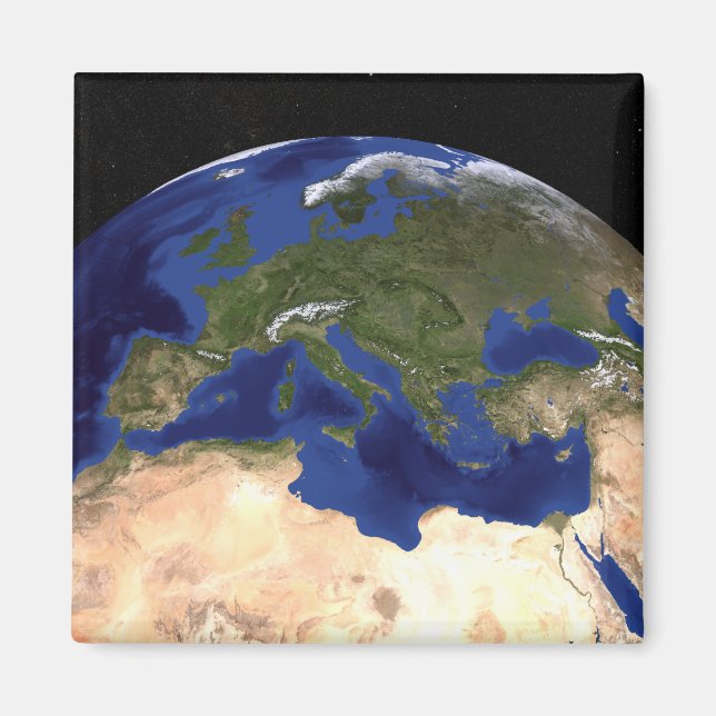 Der Blaue Marmor der nächsten Generation Erde 7 Magnet (Vorne)