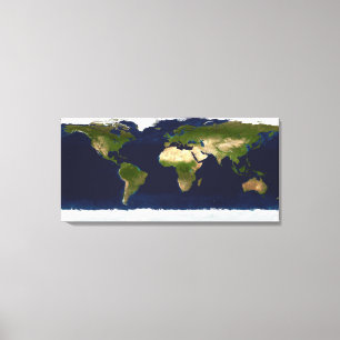 Der blaue Marmor Leinwanddruck