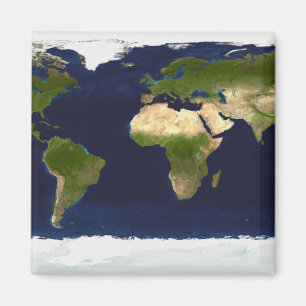 Der blaue Marmor Magnet