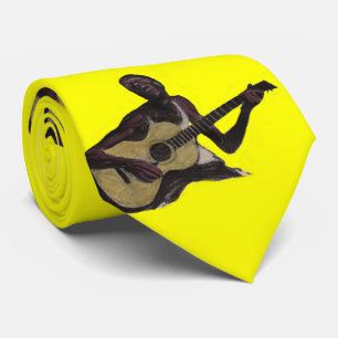 Der Blaue singt die Blues Krawatte