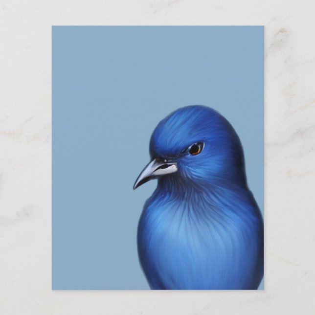Der blaue Vogel (Vorderseite)