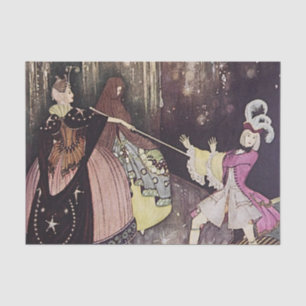 „Der Blaue Vogel“ von Edmund Dulac Seidenpapier