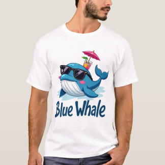 Der Blaue Wal: Majestic Gigant of the Ocean Tiefs T-Shirt