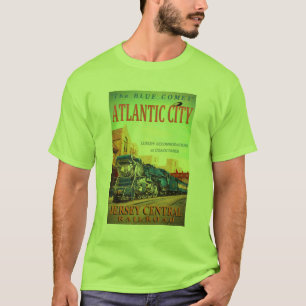 Der blauen T - Shirt der Kometen-Zug-Männer