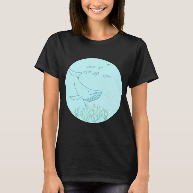 der Blauwal T-Shirt (Vorderseite)