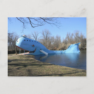 Der Blauwal von Catoosa Postkarte