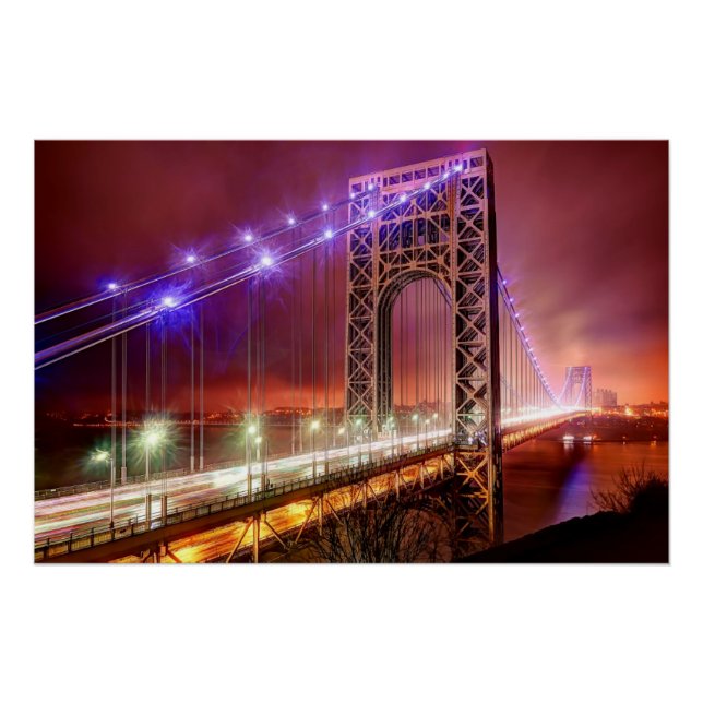 Der Blick auf den Abend ist windig und regnerisch  Poster (Vorderseite)