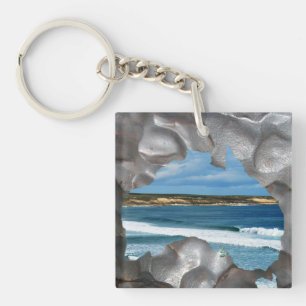 Der Blick auf den Strand in einer australischen Ka Schlüsselanhänger