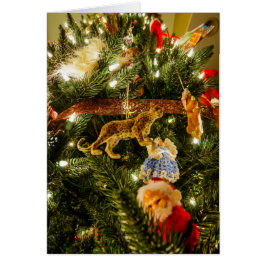 Der Blick auf den Weihnachtsbaum