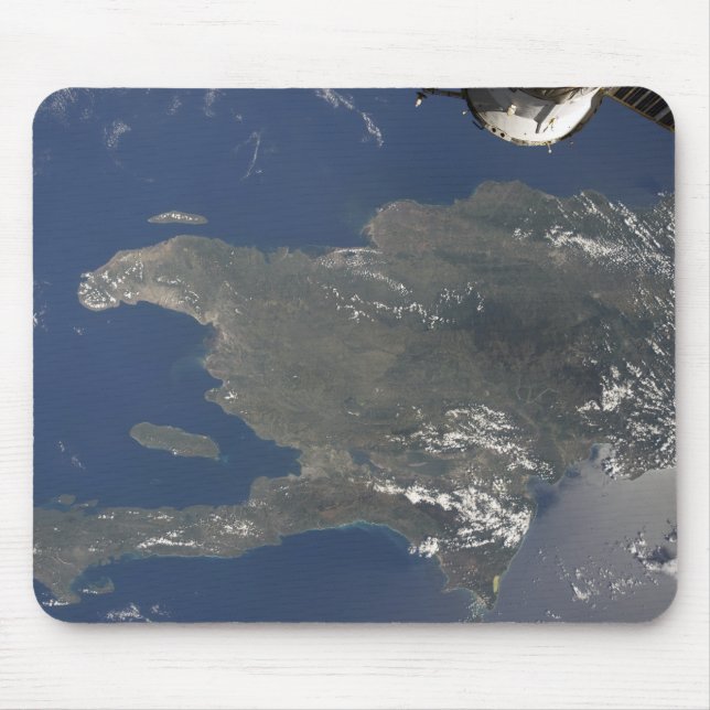 Der Blick auf die karibische Insel Hispaniola Mousepad (Vorne)