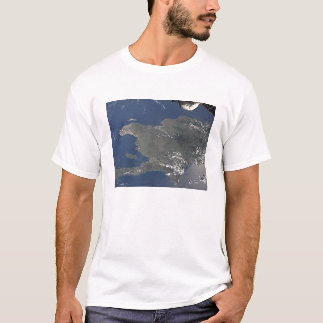 Der Blick auf die karibische Insel Hispaniola T-Shirt (Vorderseite)