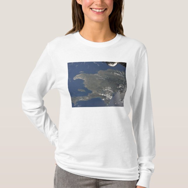 Der Blick auf die karibische Insel Hispaniola T-Shirt (Vorderseite)