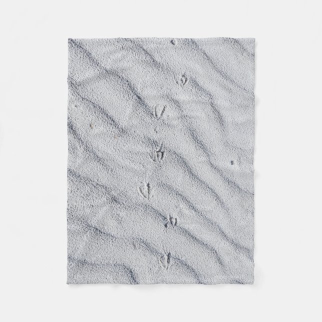 Der Blick auf die Sanddünen Fleecedecke (Vorderseite)