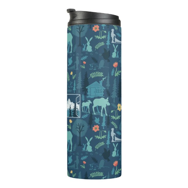 Der Blick aus den Fenstern Tumblers in Alaskan Thermosbecher (Nach rechts gedreht)