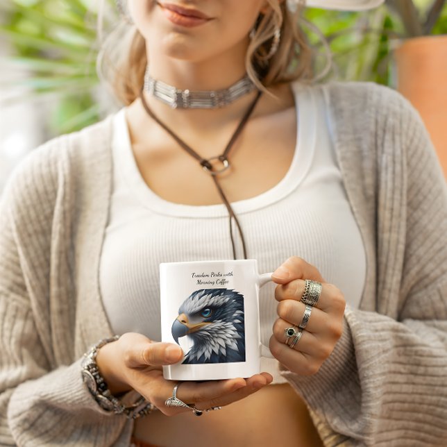 Der Blick der Adler Jumbo-Tasse (Von Creator hochgeladen)