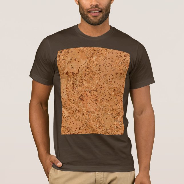 Der Blick des Macadamia-Korken-Knoten-Holz-Kornes T-Shirt (Vorderseite)