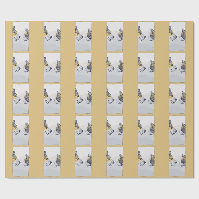 Der Blick Geschenkpapier (Flach)