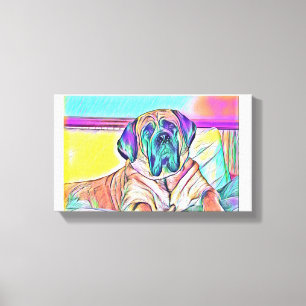 Der Blick Leinwanddruck